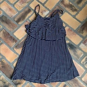 American Eagle blue striped dress